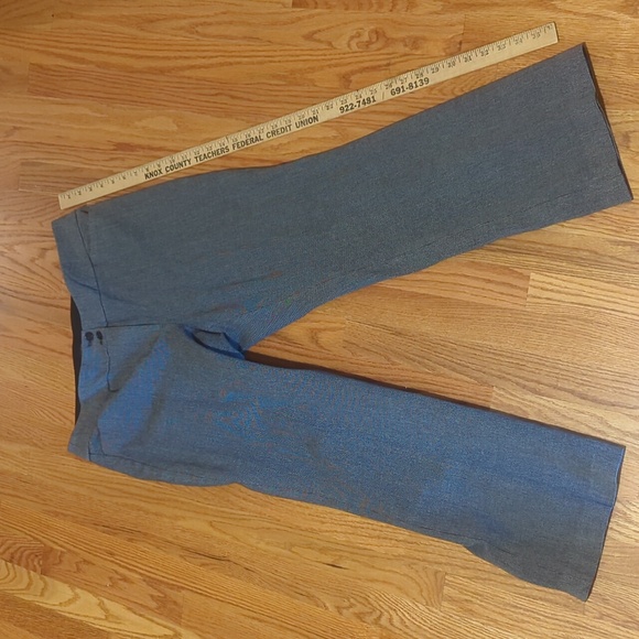 Loft Julie Boot Cut Textured Trousers Size 12 - Picture 2 of 8